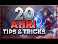 20 Ahri Tips & Tricks + Combos 🧐 - (S12 Ahri Guide)