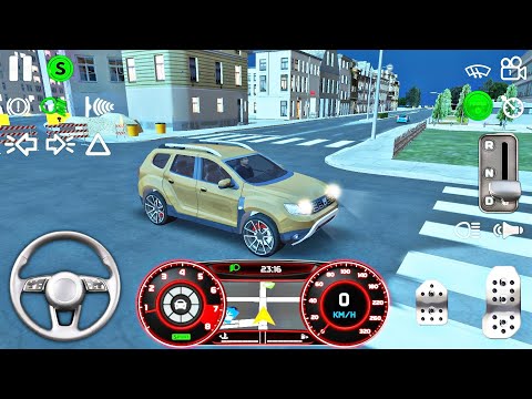 Real Driving Sim #1 Dacia Duster Suv car Driving Gameplay - Real Driving Simulator Android Gameplay