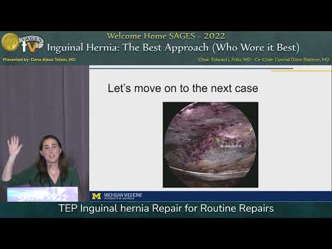 TEP Inguinal hernia Repair for Routine Repairs