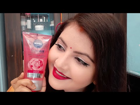 Nivea skin breathe miceller rose water face wash review | best face wash for every skin type | Video
