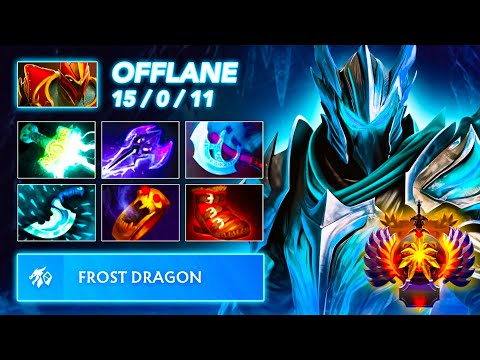 FROST DRAGON! - Dragon Knight OFFLANE | Full Gameplay Dota Class [7.39C]