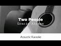 Gracie Abrams Two People Acoustic Karaoke