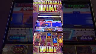 🚨🚨 OMG! SUPER RARE DOUBLE TRAIN DID WHAT??? #shorts #slot #casino