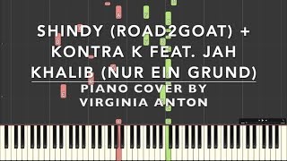 Shindy Road2goat + Kontra K Nur ein Grund Piano Cover Tutorial