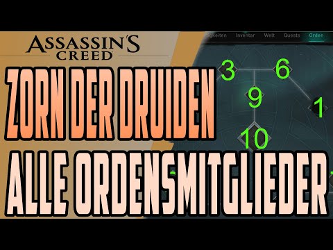 Assassins Creed Valhalla - ALLE FUNDORTE - Zorn der Druiden - Orden der Druiden