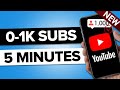 How To Get First 1000 Subscribers on YouTube 2024 (REAL RESULTS)