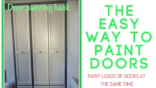 Door Painting the easy way