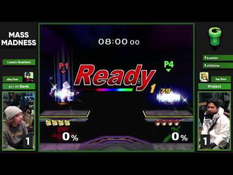 Mass Madness 49 SSBM - SG | Bank (Marth) vs. Project (Fox) - Melee LQF