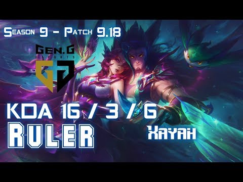 Gen Ruler XAYAH vs KAI'SA ADC - Patch 9.18 KR Ranked