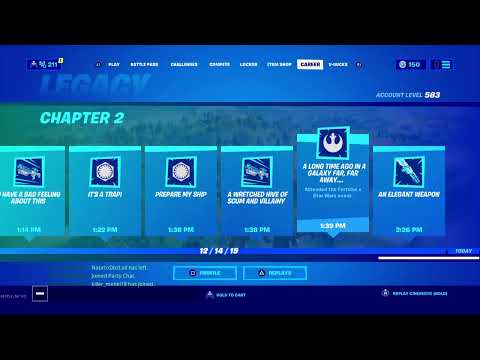 Stars wars event/W in the chat