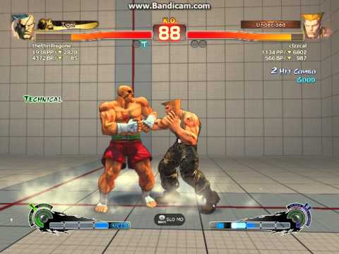 SSFIV AE PC - thethrillisgone (Sagat) vs clzzcal (Guile)