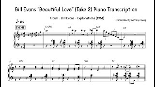 Download lagu Bill Evans 'Beautiful Love' (Take 2) Piano Transcription mp3