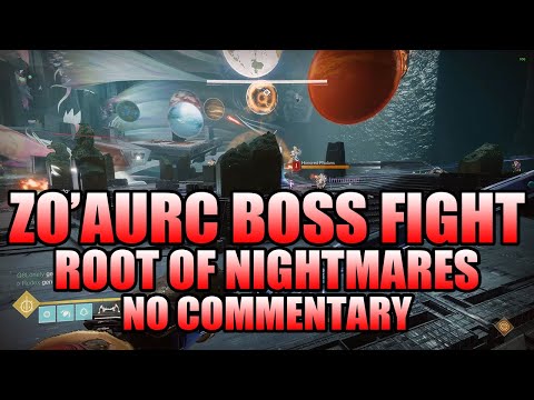 Root Of Nightmares Raid: MACROCOSM ZO'AURC EXPLICATOR OF PLANETS BOSS FIGHT (No Commentary)