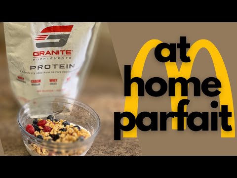 Fruit and Yogurt Parfait (McDonalds Knock-Off with Added Protein)