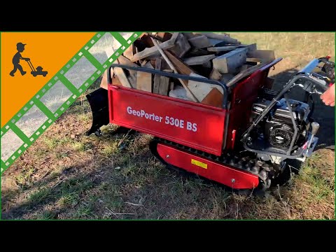 Motocarriola GeoTech GeoPorter 530E BS: come funziona lo strumento con una portata di 500 kg