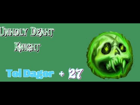Unholy Death Knight | Mythic +27 Tol Dagor | shadowlands pre-patch