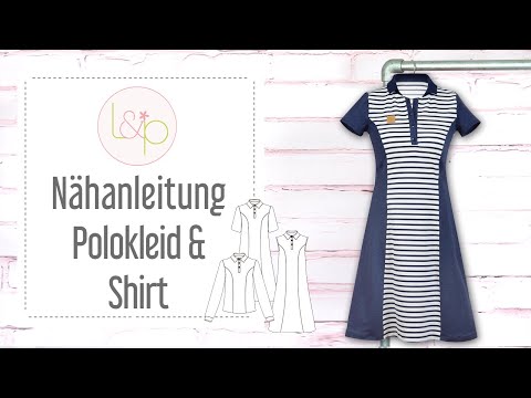 Nähanleitung lillesol Polokleid - ein Poloshirt oder Kleid nähen