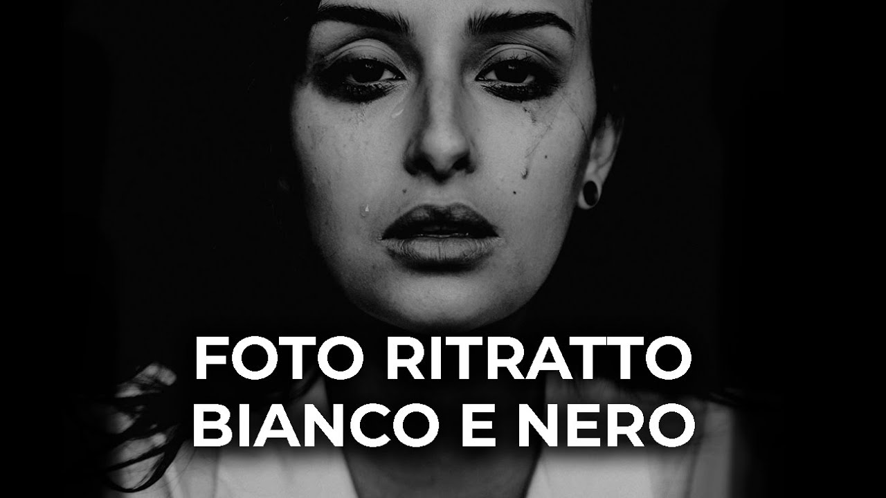 Foto di ritratto in bianco e nero - Shooting fotografico