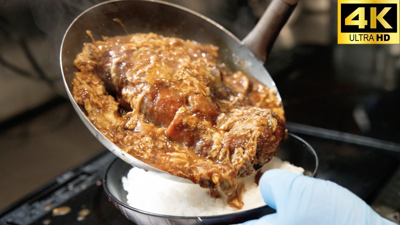 【絶品カツ丼はこう作る！】サックサクかつ&とっろとろ卵のデカ盛り 1,400円