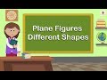 Plane Figures Different Shapes Mathematics Grade 3 Periwinkle