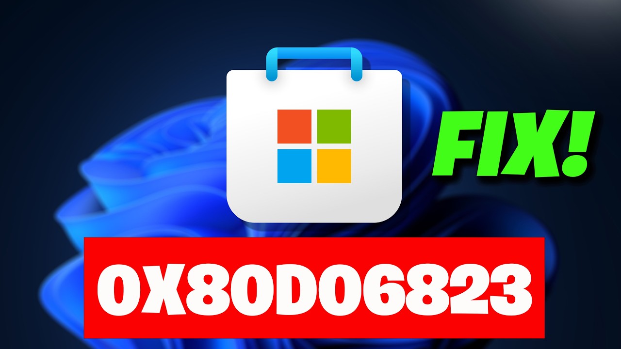 Microsoft Store Error Code 0X80D06823 Something Went Wrong On Windows PC FIX✅