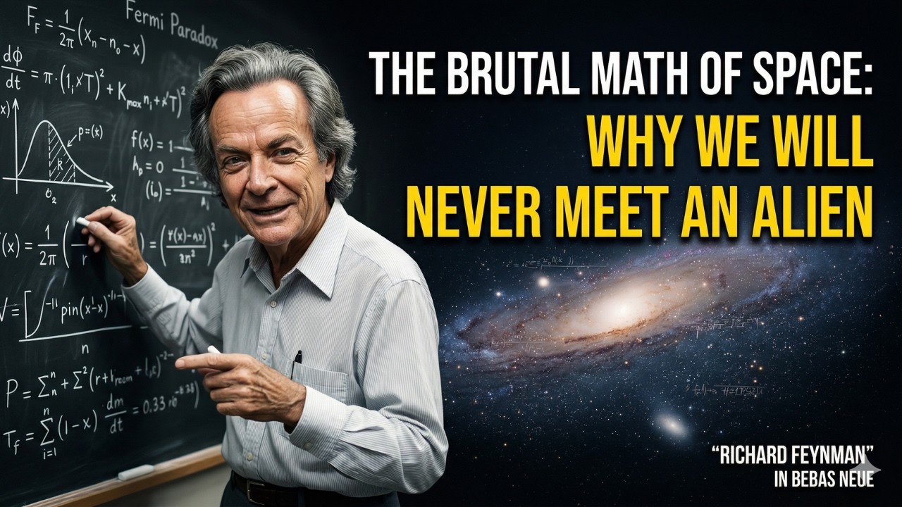 ⁠The Brutal Math of Space: Why We Will NEVER Meet an Alien | Richard Feynman
