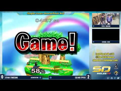 LSSD #33 Singles LQF: 12YAN | timesink vs. TpFox - SSBM