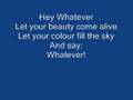 westlife- Hey whatever lyrics