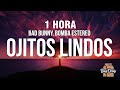 [1 HORA] Bad Bunny - Ojitos Lindos (Letra/Lyrics) ft. Bomba Estéreo