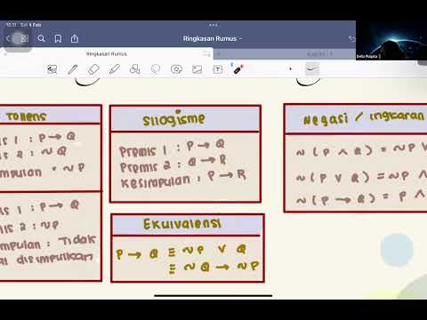 Penalaran Umum - Silogisme, Negasi, Tollens, Ponens, dan Ekuivalensi (Bahas Soal)
