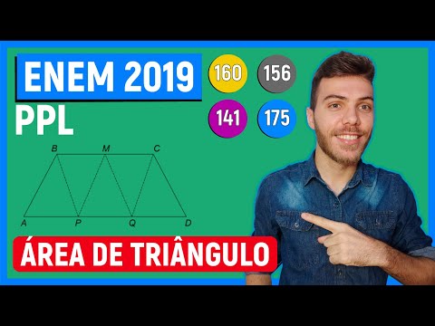 🛑TRAPÉZIO E RAZÃO - 160 Enem 2019 PPL -  No trapézio isósceles mostrado na figura a seguir, M é o