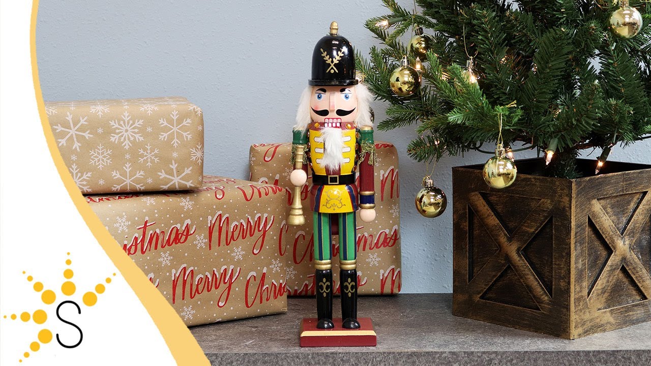 Sunnydaze Anton the Bright Indoor Christmas Nutcracker Statue, 15-Inch-HB-268