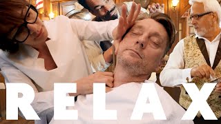 💈 Need A Moment Of Calm & Relaxation? Preparing For A Hot Towel Shave ✨ Compilation Part 1
