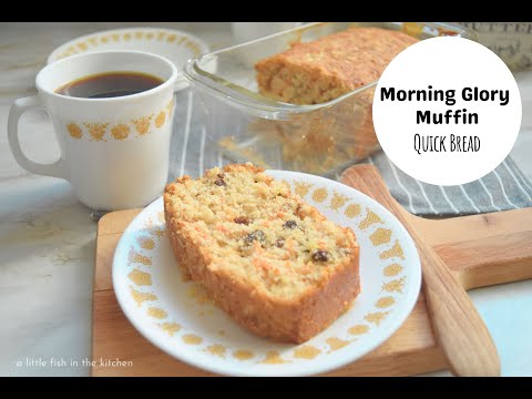 Morning Glory Muffin Quick Bread | Breakfast Quick Bread Recipes | Vintage Recipes