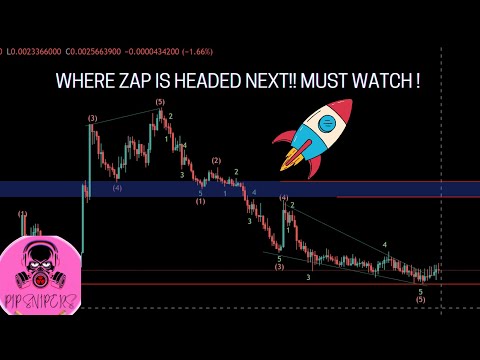 WHERE ZAP IS HEADED NEXT! BAG HOLDERS MUST WATCH THIS! FULL IN DEPTH TECHNICAL ANALYSIS!