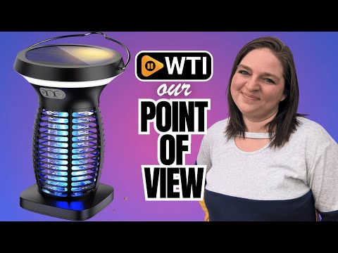 Solar Bug Zapper Outdoor - WTI product video review