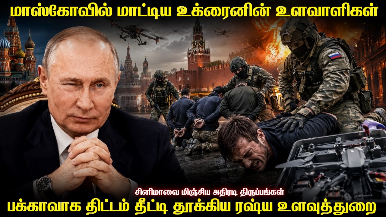 மாஸ்கோவில் கொத்தாக மாட்டிய உக்ரைன் உளவாளிகள் |டிரோ?