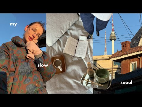 my slow life in Seoul ☕️ anti-productive January, cute cafes, mom life & freezing cold