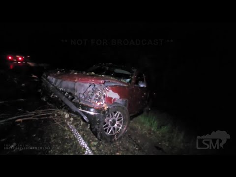 03-27-2021 Gary City, TX - Tornado Hits Homes - Blocks Roads with Downed Trees