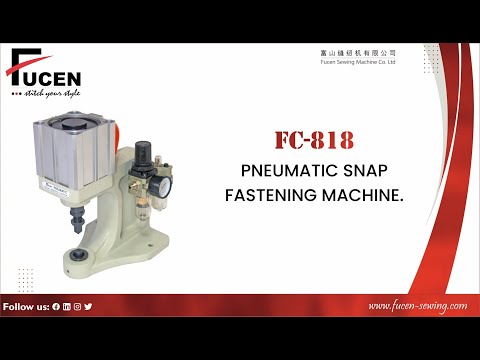 Metal fc-818 pneumatic single head snap fastening machine, n...