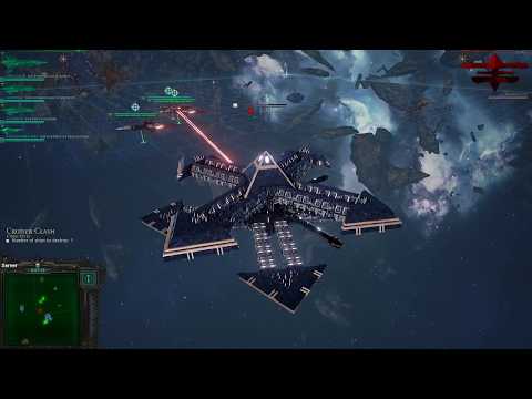 Battlefleet Gothic Armada - Chaos vs Blackstone Fortress
