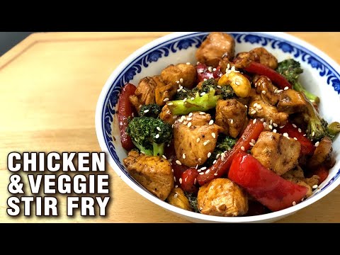 Chicken Veggie Stir Fry Recipe | How to Make Chicken Vegetable Stir Fry | Chicken Recipe By Tarika