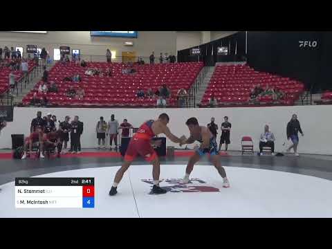 92 Kg Cons 8 #2 - Nick Stemmet, Illinois Vs Morgan McIntosh, Nittany Lion Wrestling Club 3c3b