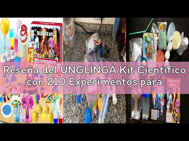 Vídeo relacionado con UNGLINGA 70+ Kits de experimentos para niños y niñas, Caja de científicos