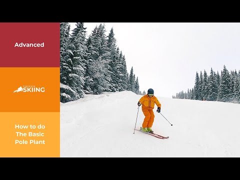 How to do The Basic Pole Plant in Skiing