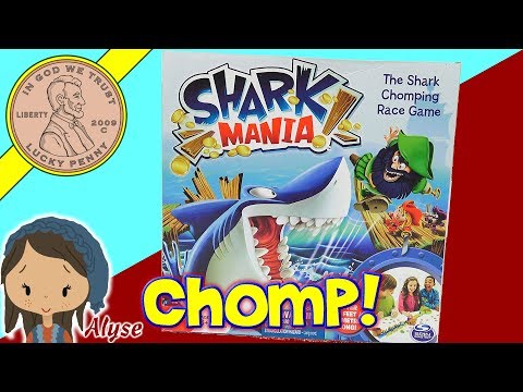 How To Play Shark Mania, The Shark Chomping Game Set-up And Play