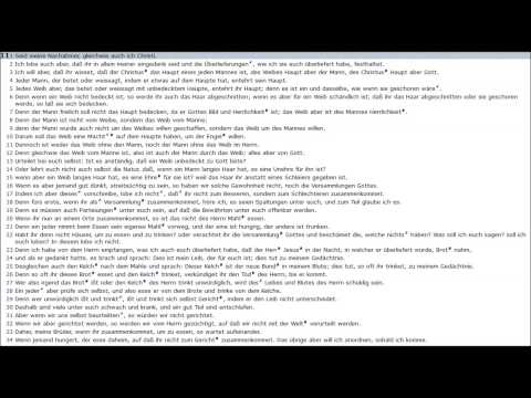 1. Korintherbrief  Kapitel  11