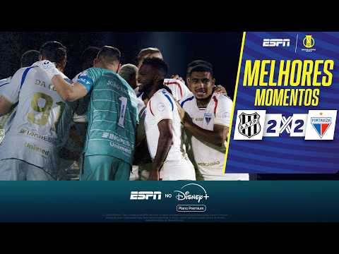 Gols e lances de Ponte Preta x Fortaleza