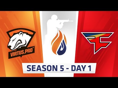 ECS Season 5 Day 1 - Virtus.pro vs Faze - Train