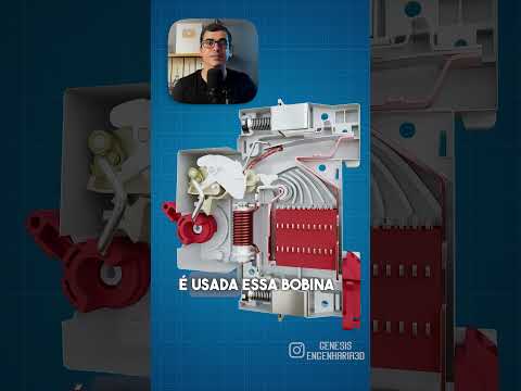 COMO FUNCIONA UM DISJUNTOR #eletrica #eletricista #eletricidade  #engenharia